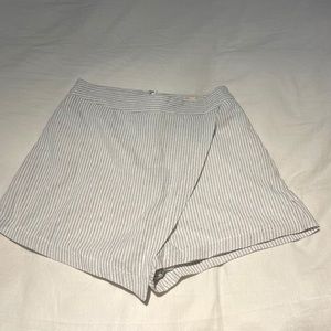 Blue and White Striped Mini Skort - Grade & Gather